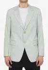 Lanvin Single Breasted Fashion Jacket Clothing In Green