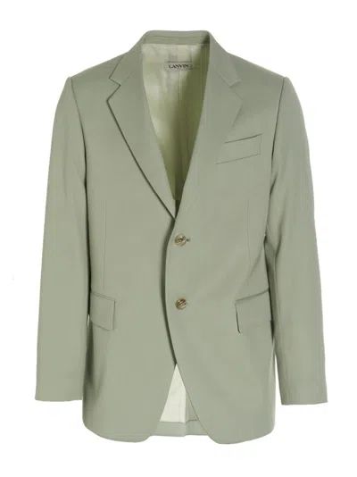 LANVIN SINGLE-BREASTED WOOL BLAZER