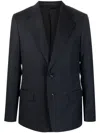 Lanvin Wool Button-fastening Blazer Dart Detailing In Blue