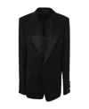 Lanvin Men's Peak Collar Tuxedo Jacket In Black