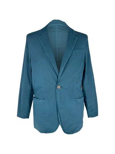Pre-owned Lanvin Single-breasted Blazer In Blue