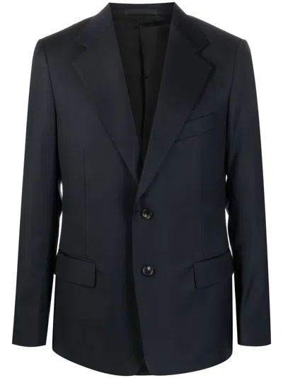 Lanvin Daniele Alessandrini  Single-breasted Wool Jacket In Black