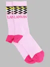 Lanvin Skate Socks In Pink