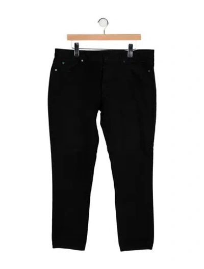Pre-owned Lanvin Skinny Jeans In Black