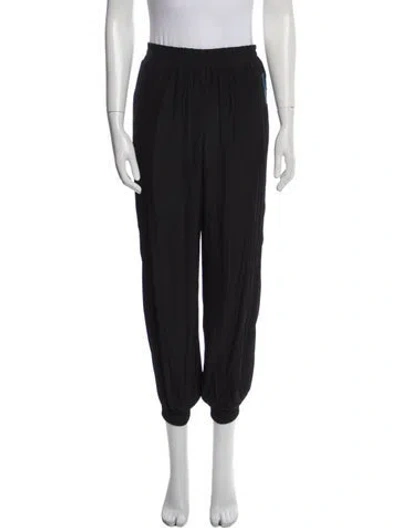 Pre-owned Lanvin Skinny Leg Pants In Black