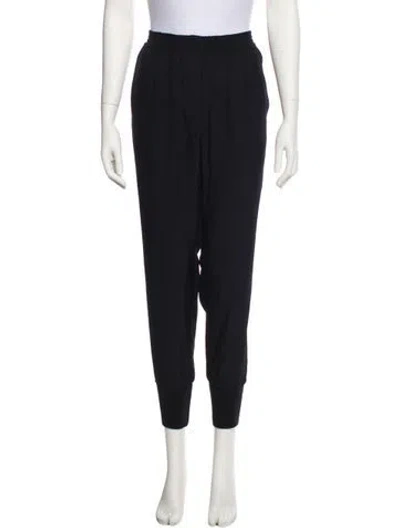Pre-owned Lanvin Skinny Leg Pants In Blue