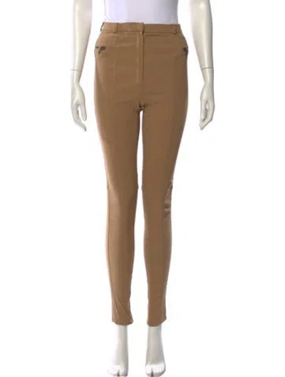 Pre-owned Lanvin Skinny Leg Pants In Neutral