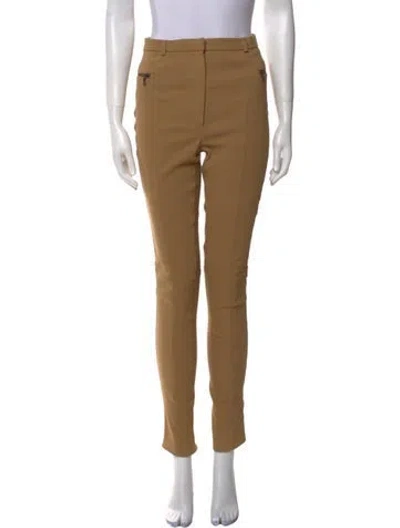 Pre-owned Lanvin Skinny Leg Pants In Neutral