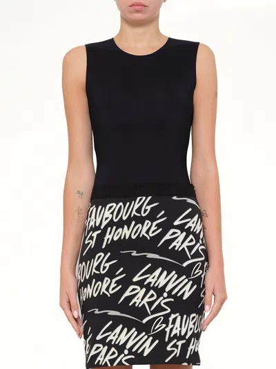 Lanvin Skirt In Black