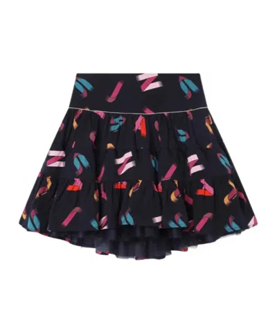 Lanvin Skirts Blue In Black