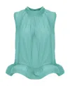 Lanvin Ruffle-hem Blouse