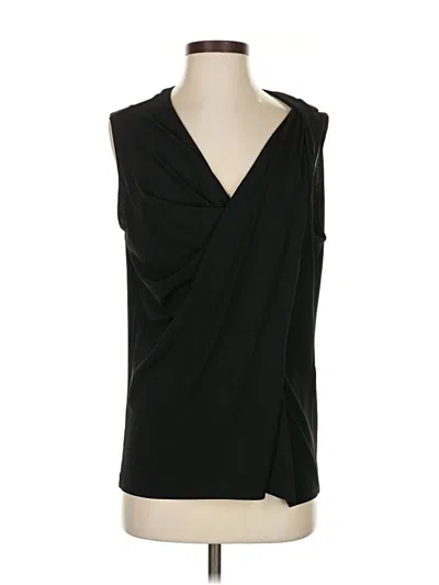 Pre-owned Lanvin Sleeveless Blouse In Black