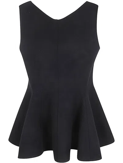 Lanvin Sleeveless Flared Top Clothing