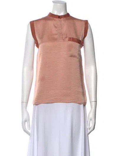 Pre-owned Lanvin Sleeveless Top In Pink