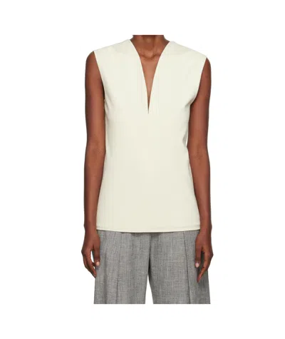 Lanvin Sleeveless Tops In White