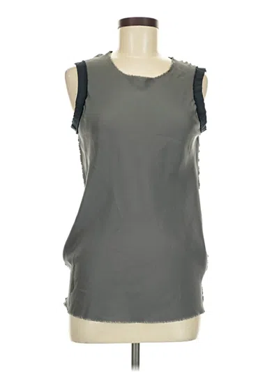 Pre-owned Lanvin Sleeveless T-shirt In Gray
