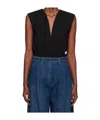 Lanvin Sleeveless Vest In Black