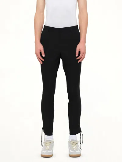 Lanvin Slim Crop Patch Trousers Black / 48