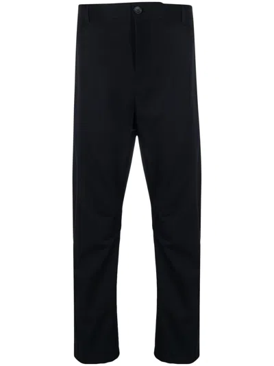 Lanvin Camouflage Jacquard Biker Trousers In Black