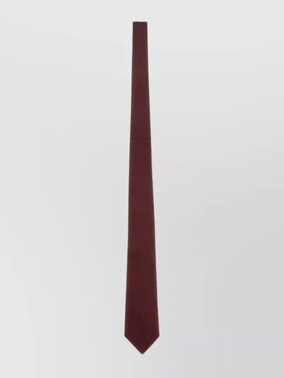 Lanvin Slim Textured Silk Tie
