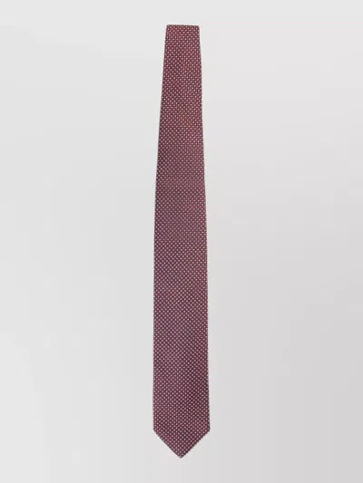 LANVIN SLIM TIE CIRCLE DOT MOTIF DESIGN