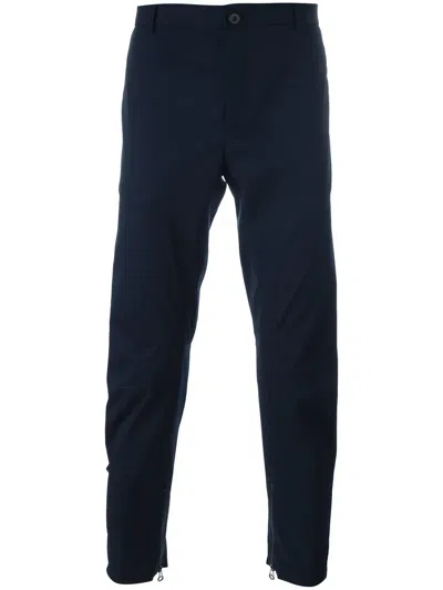 Lanvin Slim-fit Biker Pants In Blue