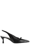 Lanvin 60mm Leather Pumps In Black
