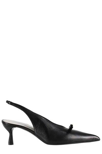 Lanvin Sling Mules In Black
