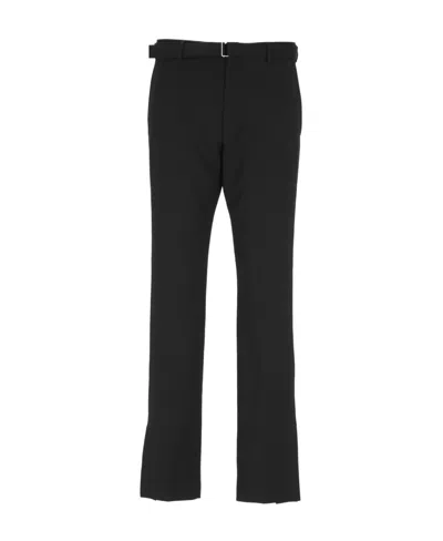 Lanvin Slit Casual Pants In Black
