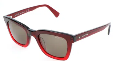 Lanvin Sln723m 06bd Occhiali Da Sole Rossi Per Donna In Red