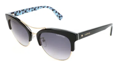 Lanvin Sln724v 0apa Occhiali Da Sole Neri Per Donna In Black