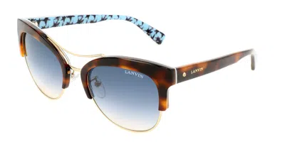 Lanvin Sln724v 0apb Occhiali Da Sole Tartarugatishell Per Donna In Brown