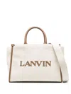 Lanvin Small Inout Tote Bag In White
