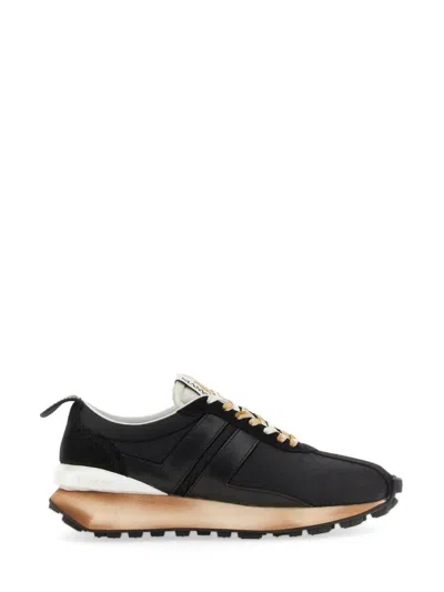 Lanvin Black Nylon Bumper Sneakers