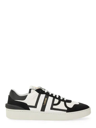 LANVIN LOGO PRINTED LACE-UP SNEAKERS