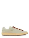 Lanvin Sneaker Cube With Soft Leather Upper In Neutral