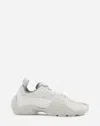 Lanvin Flash-x Mesh Upper Sneakers With Textured Panels In White