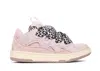 Lanvin Curb Sneakers With Padded Tongue And Rubber Sole In Pink