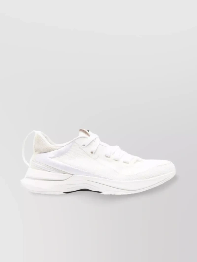 Lanvin Sneakers Almond Toe Textured Design In Gray