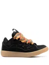 LANVIN LANVIN CURB LEATHER SNEAKERS