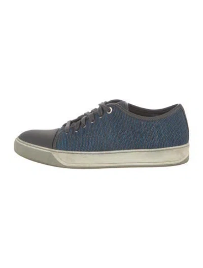 Pre-owned Lanvin Sneakers In Blue