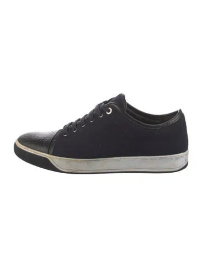 Pre-owned Lanvin Sneakers In Blue