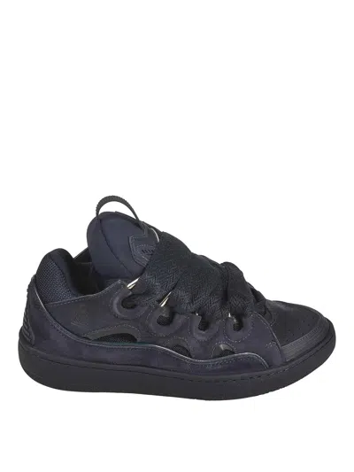 Lanvin Sneakers Blue In Black