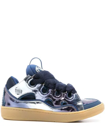 Lanvin Curb Chunky Trainers In Cornflower