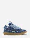 Lanvin Women's Curb Sneakers In Denim In Blue