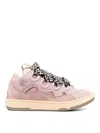 Lanvin Sneakers Curb Pink In Neutral