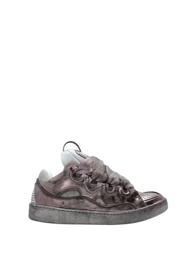 Lanvin Sneakers Curb Used Mirror In Gray