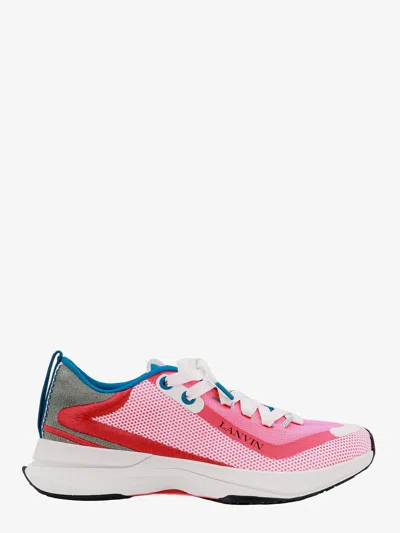LANVIN SUEDE AND NYLON SNEAKERS