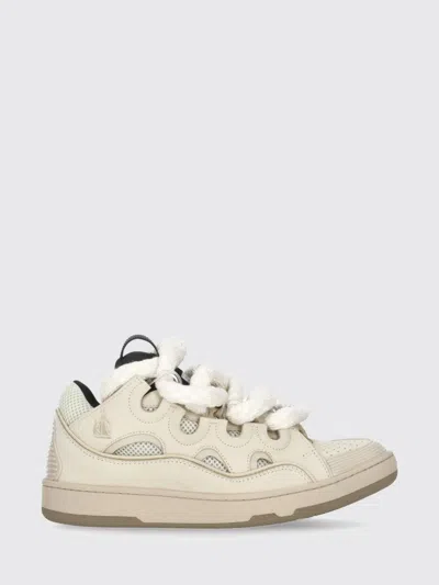Lanvin Sneakers  Men Color Beige In White