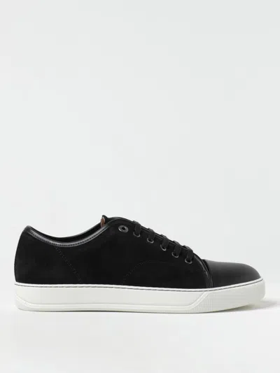 Lanvin Cap-toe Sneakers In Black